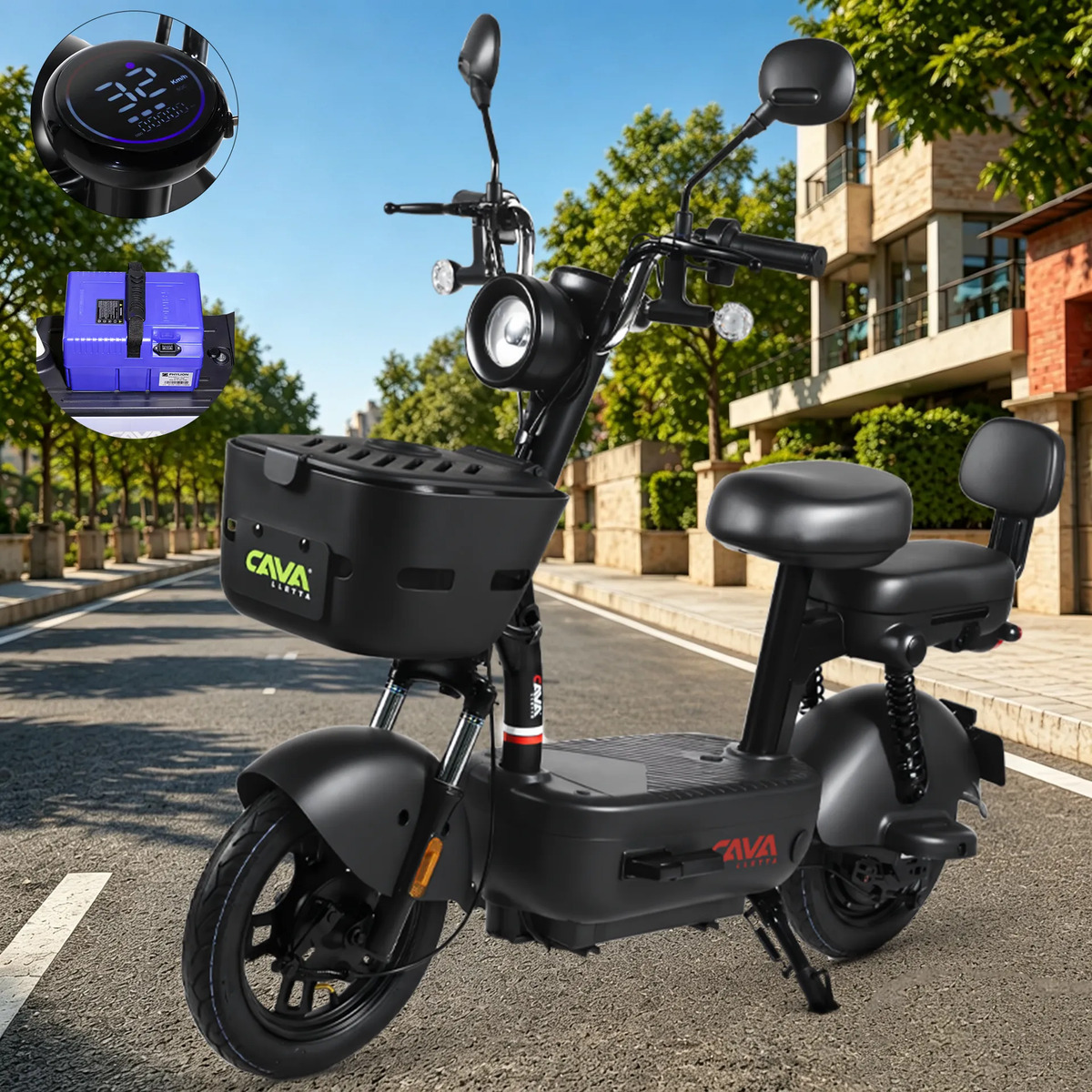 Imagem 1 de 11 de Bicicleta Elétricas 800w Cavalletta C3 Lítio 48v 32km/h 75km