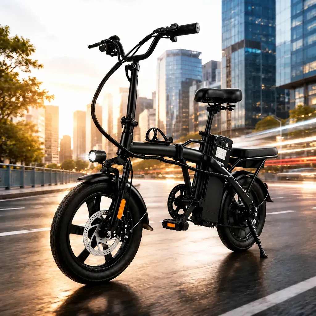 Imagem 1 de 8 de Bicicleta Elétrica Dobrável 500w 48v Adulto E-bike Urbana