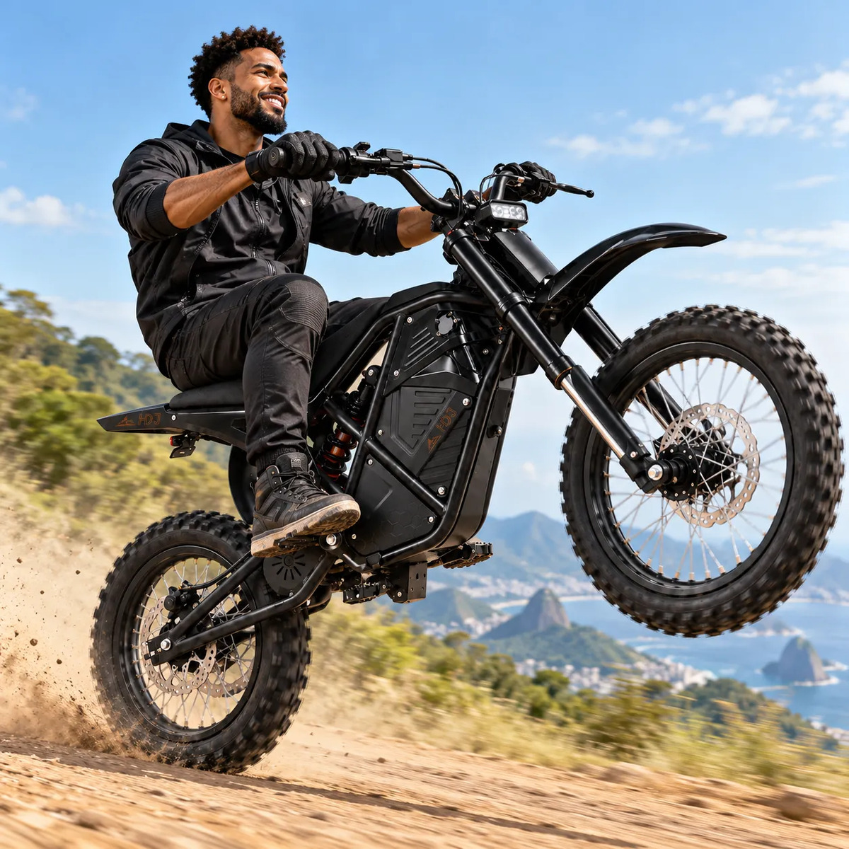 Imagem 1 de 11 de Bicicleta Eletrica Off-road 1000w Bike 50km Hdj Lítio 23ah