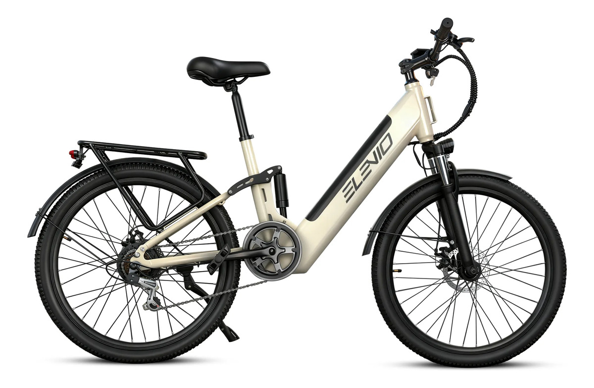Imagem 1 de 12 de Bicicleta Elétrica Mankeel E-bike 26 Suspensão Dupla 32km/h