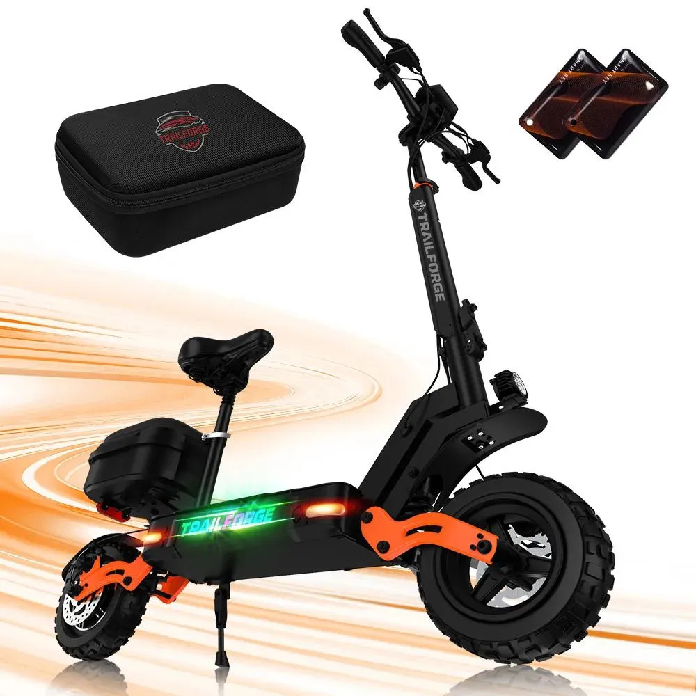 Imagem 1 de 10 de TRAILFORGE-G1 1000W Patinete Elétrico 55KM/H 18AH Autonomia de 55 km Amortecimento duplo