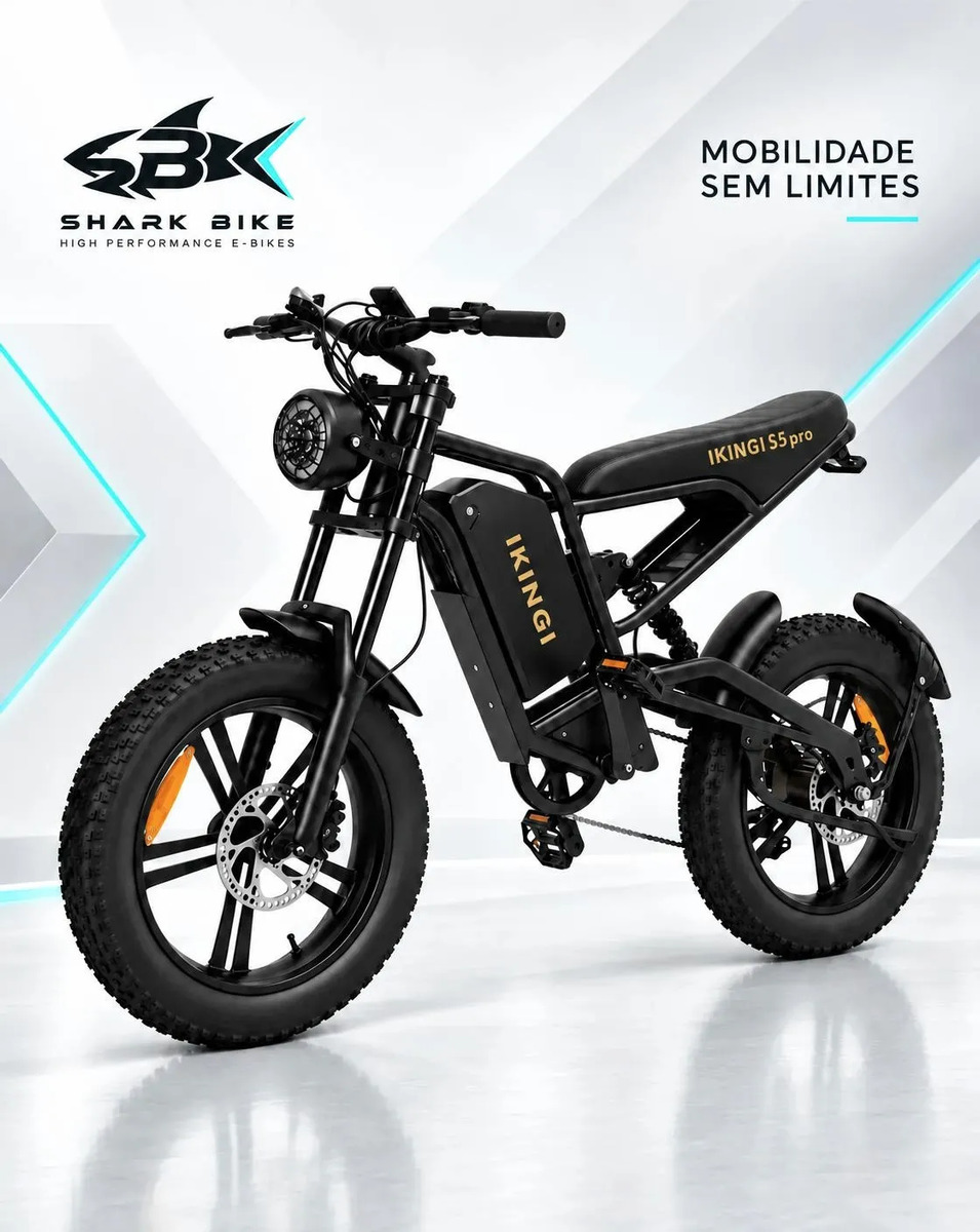 Imagem 1 de 8 de Bicicleta Elétrica Iking S6 Pro, 1.000w, 60v, 21ah